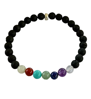 Chakra Semi Precious Stone Bracelet