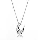 Sterling silver contemporary necklace