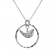Sterling silver design dove pendant by Lorena Silver Jewellery Necklaces