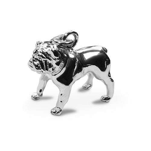 Perro pooch sterling silver Bull dog charm