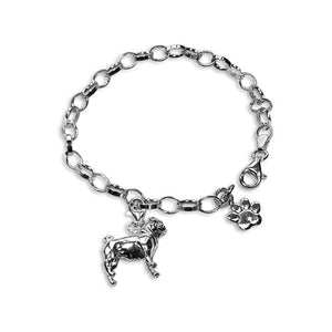 Perro pooch sterling silver complete dog Bracelet