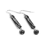 Sterling silver handmade pearl earrings