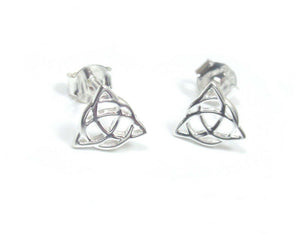 Sterling silver celtic knot earrings by Lorena Silver Jewellery Silver earrings