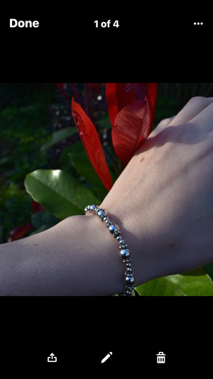 Lorena sterling silver stacking bracelets