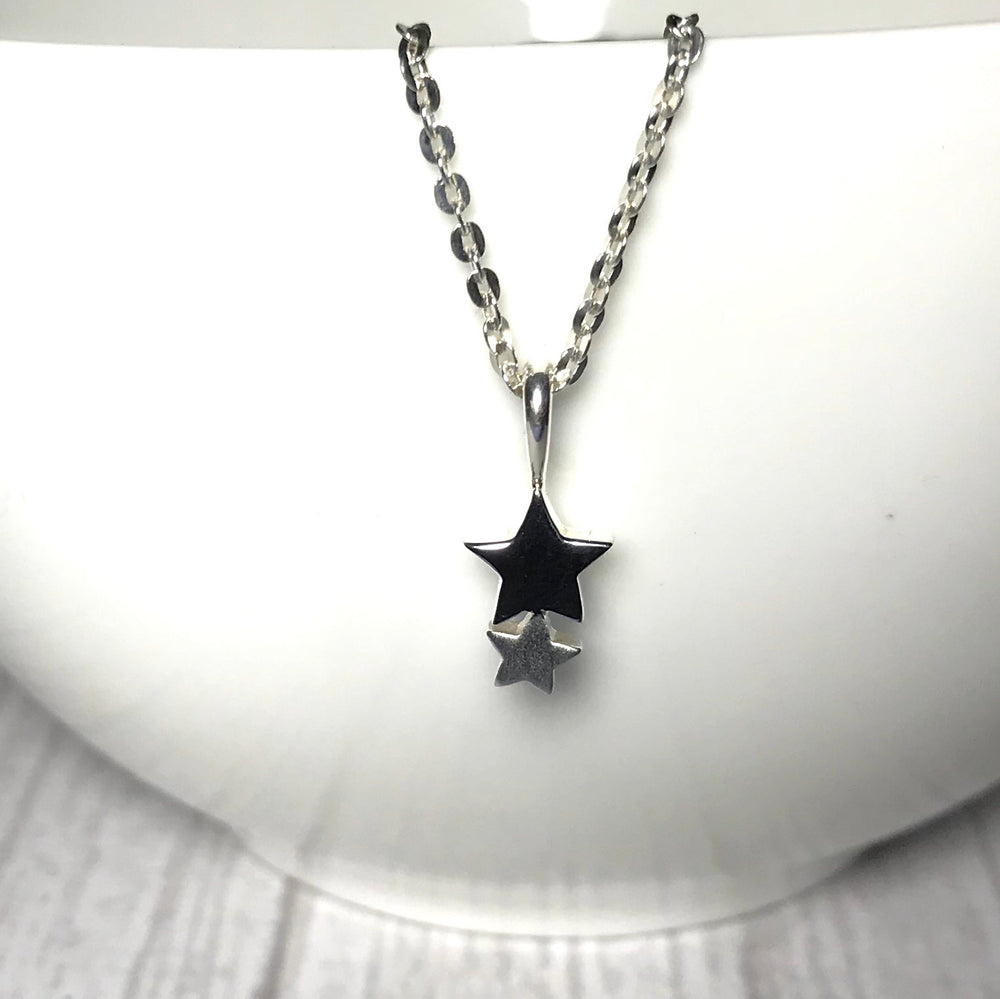 Sterling Silver petite Star Necklace