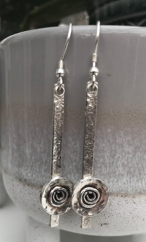 Sterling Silver Handmade Drop Earrings
