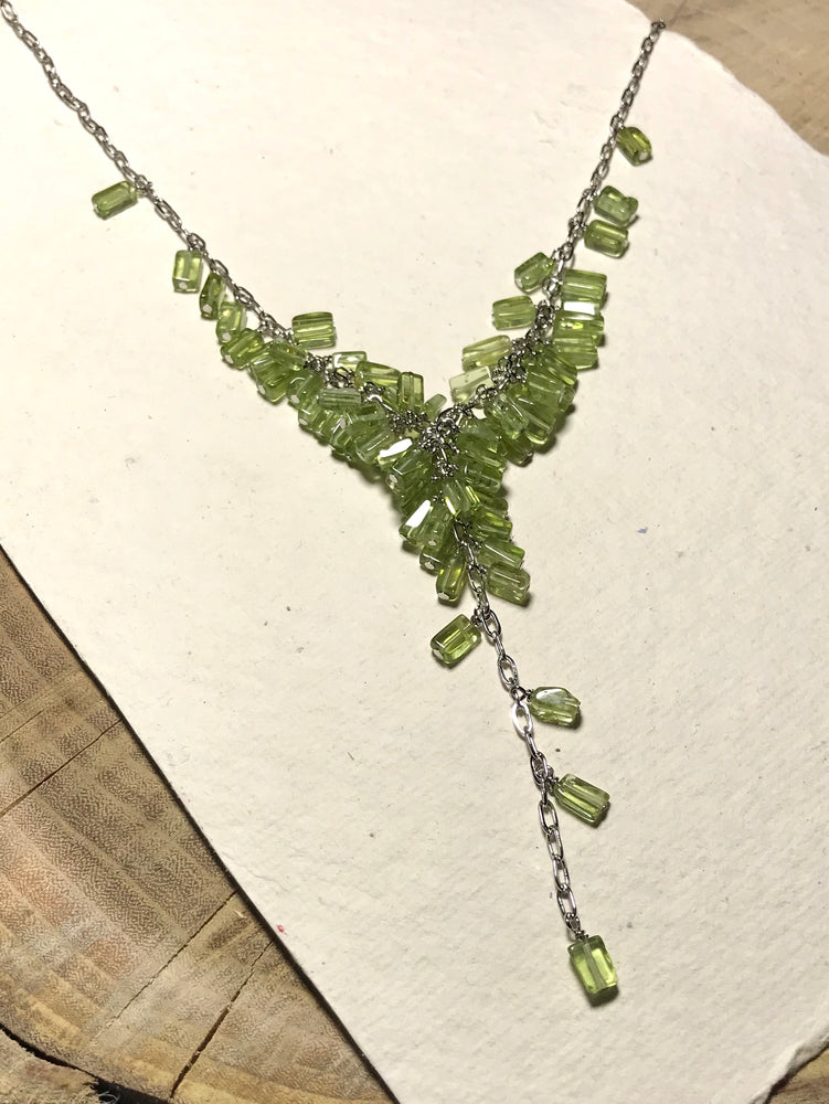 Peridot Sterling Silver Necklace